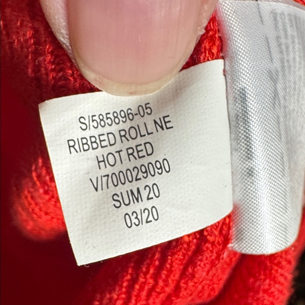 Banana Republic Linen Blend Sweater XS Red Oversized Lightweight Summer Knit - Picture 5 of 10